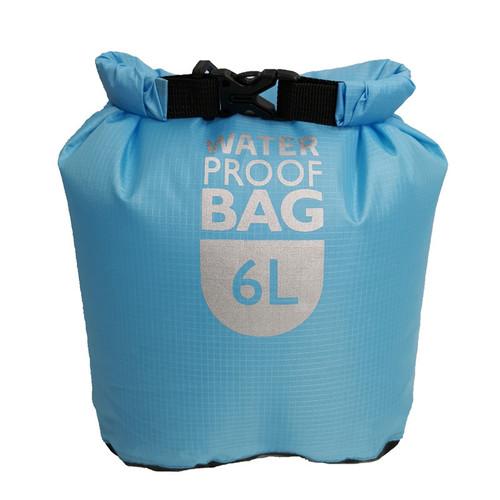 

Waterproof Dry Bag Pack Sack Swimming Rafting Kayaking River Trekking Floating Sailing Canoing Boating Water Resistance 6L синій