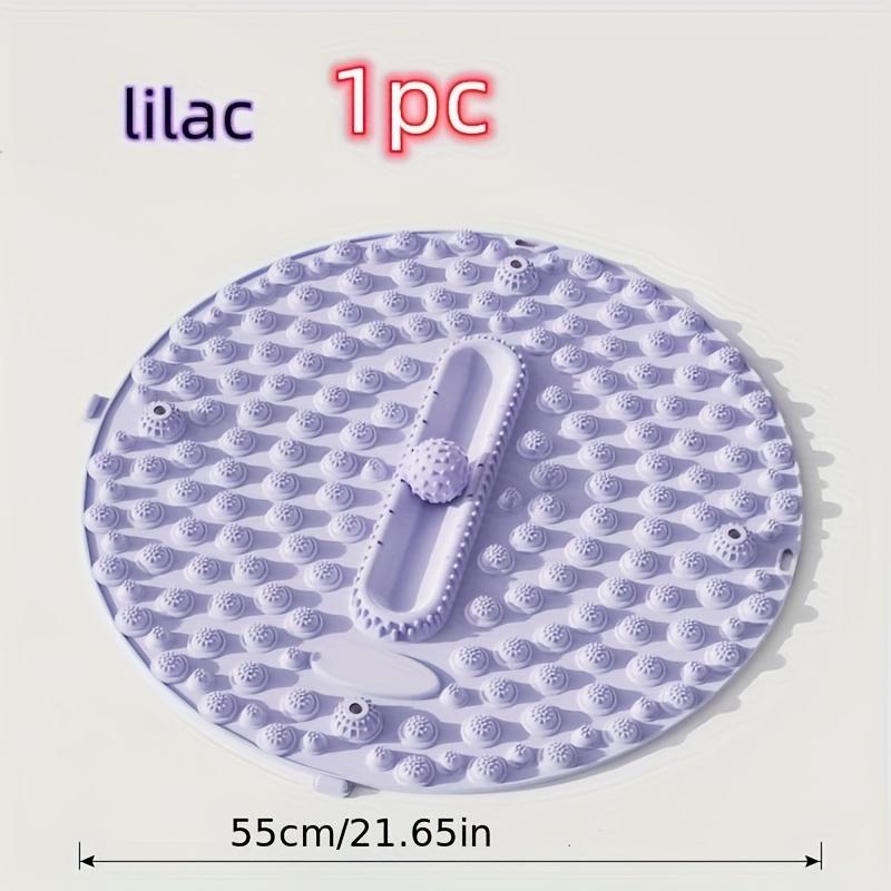 

1 шт. Портативный массажный коврик для ног с акупунктурными точками - Прочный пластик, Подходит для домашних упражнений и тренировок, Включая массажный мяч, Оборудование для домашней релаксации фиолетовый