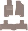 Beige Velour Floor Mats For: Hummer H3 SUV (2005-2010)