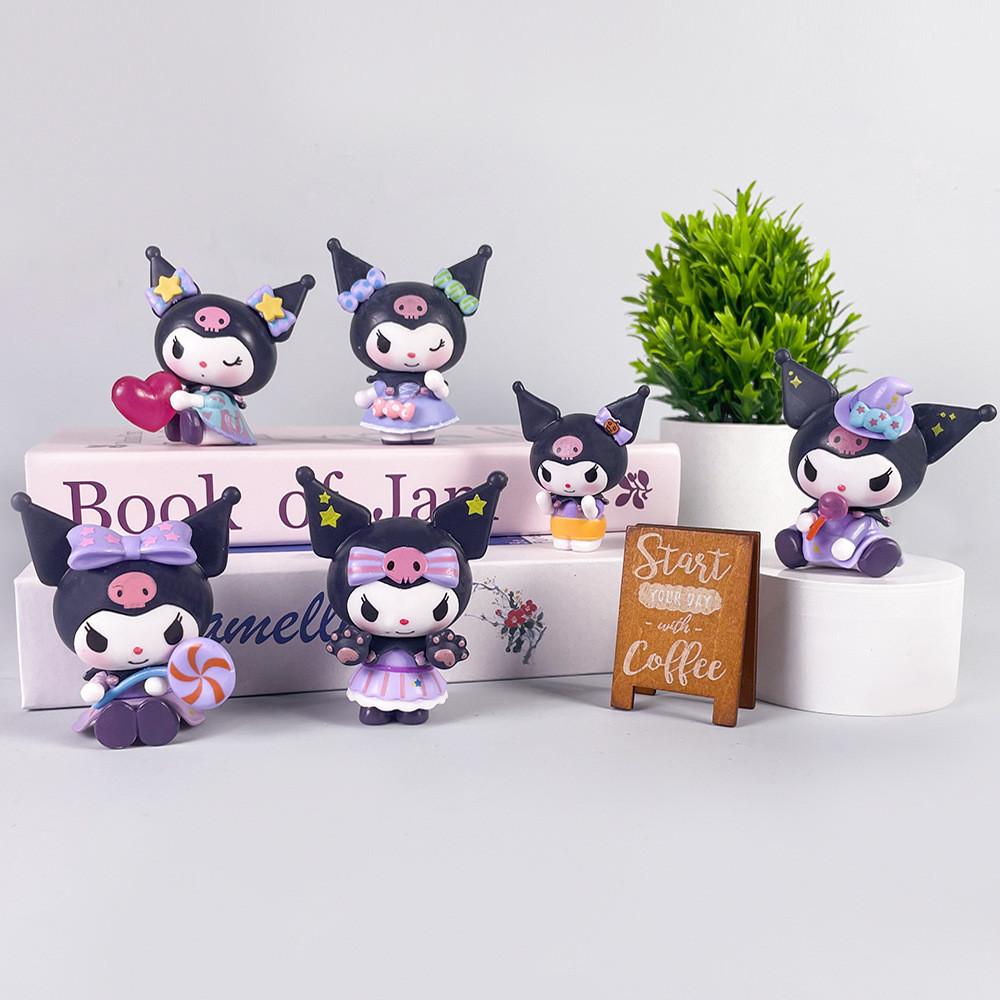 Kuromi Lucky Divination Pvc Collectible With Heart Candy Design For Gift And Decor