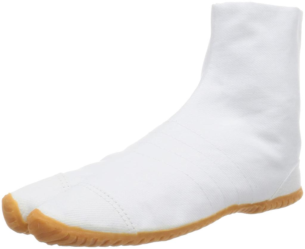 Soukaido Children's Festival Tabi Work Shoes, White, Size 25.5 cm, 4E