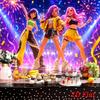2D Flat 2D Flat Party Banner 1pc Vibrant K-pop Princess Stage Lights Colorful Lights Backdrop For Theme Party Backdrop Birthday Music Theme