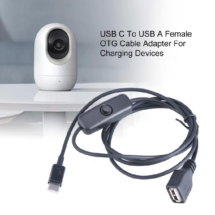 USB C To USB A Female Converter Cord Type C Fast Charging For USB Drive Keyboards Phone Enhances Compatibility