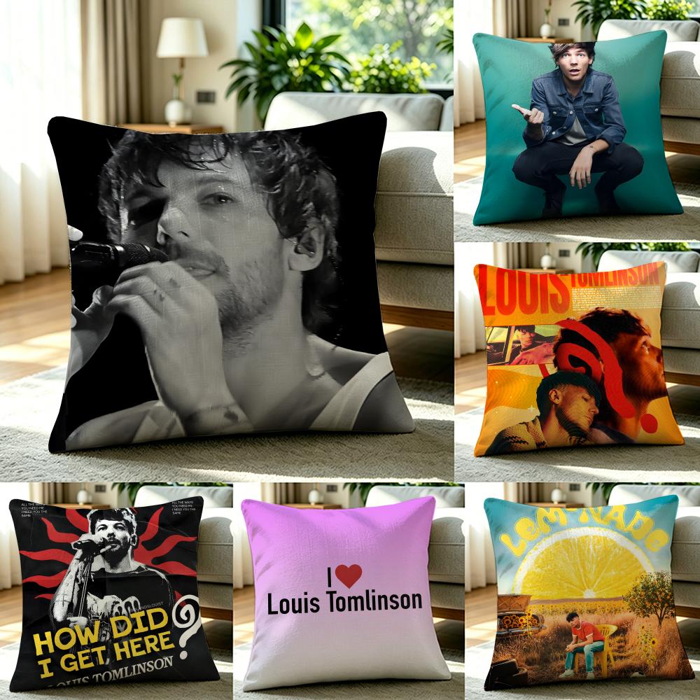 SLouis Tomlinsons Cushion Cover Natural Linen Pillowcase Set AllinOne Decor for Sofa Bedroom Chair