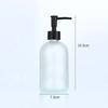 410ml Storage Container Glass Liquid Soap Dispenser New Empty Bottle  Hotel