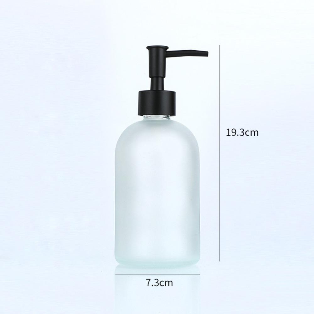 410ml Storage Container Glass Liquid Soap Dispenser New Empty Bottle  Hotel