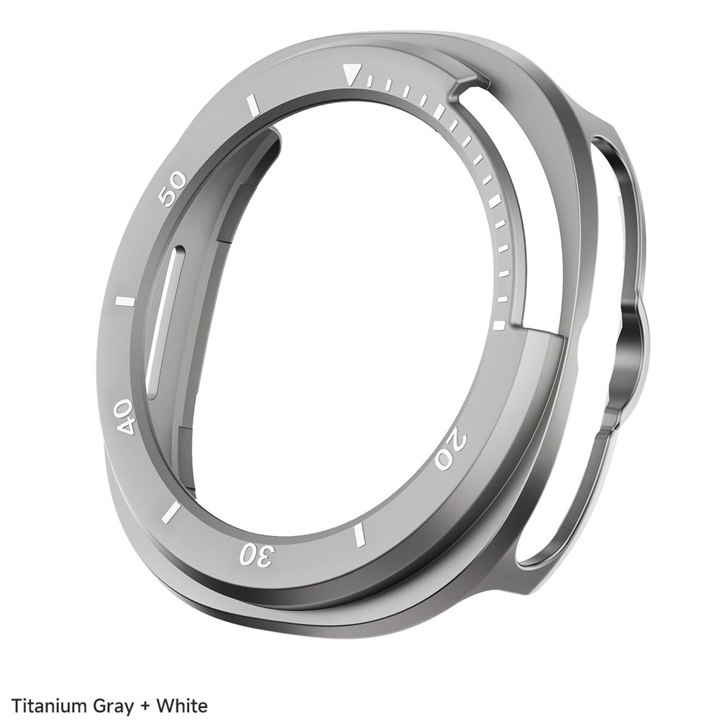 Full-Coverage Bumper Case for Samsung Galaxy Watch 8 Classic 46mm,[No Screen Protector]Slim Shockproof Cover for Samsung Watch 8