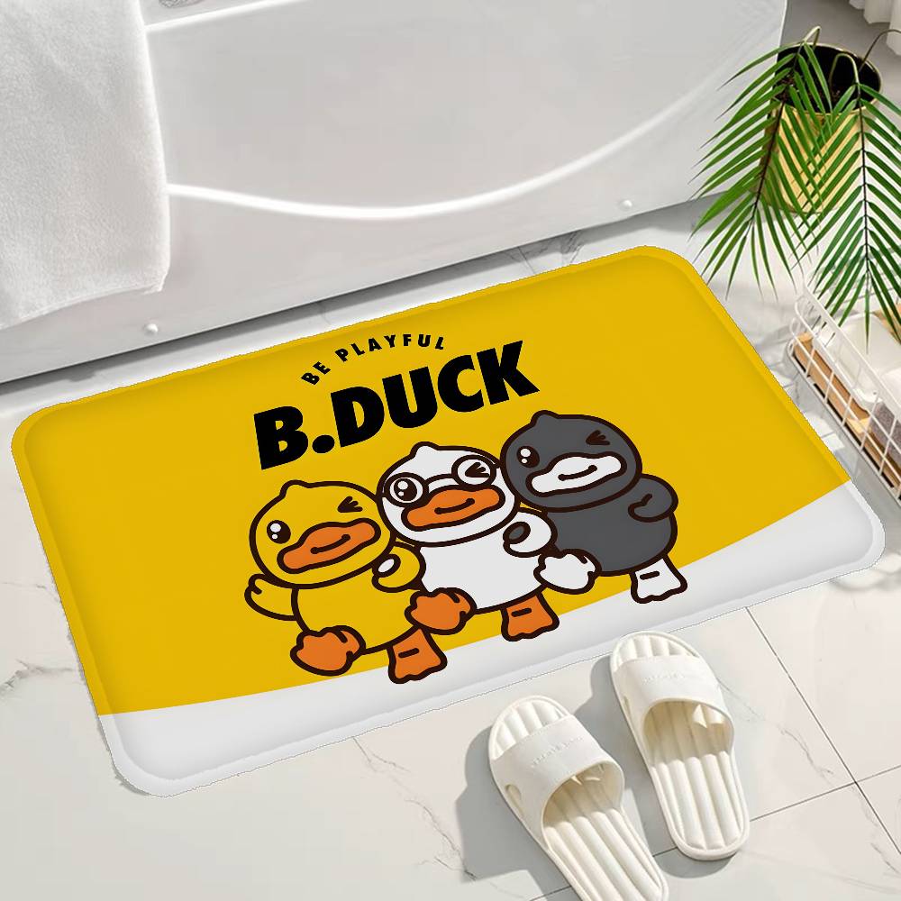 B-B.D-Duck CARTOON Kitchen Mat Kids Room Bedroom Decoration Balcony Anti-Slip Doormat Living Room Alfombra