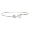New Women's Leaf Gorgeous Versatile Spring Waist Chain Gold Silver Elastic Waist Chain