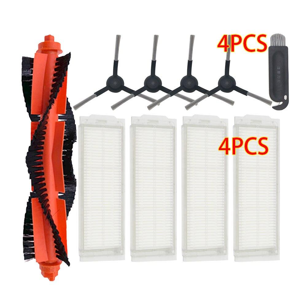 Roller Side Brush Mop Rag Cloth HEPA Filter for Xiaomi Mijia LDS / STYJ02YM / Conga 3490 Viomi V2 PRO V3 SE Robotic Vacuum Parts