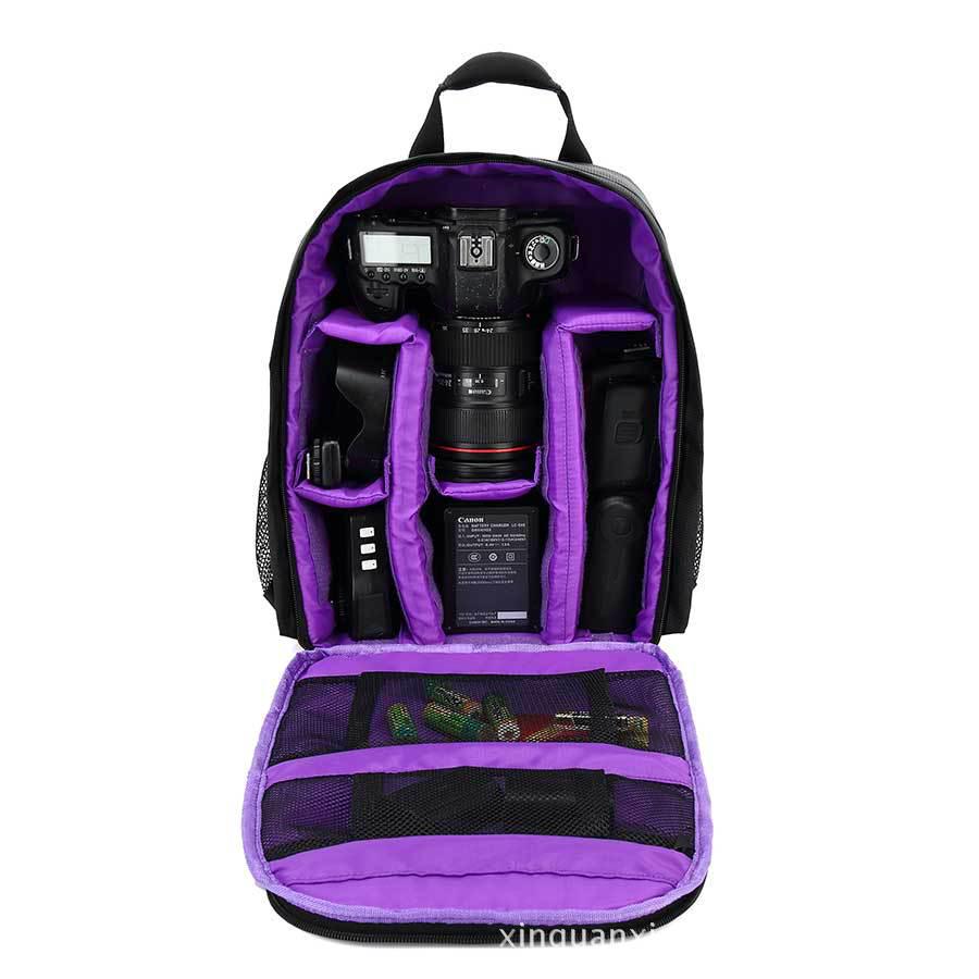 

Водонепроницаемый рюкзак для DSLR-камер Nikon Canon для улицы 33cm x 26.5cm x 12cm фиолетовый