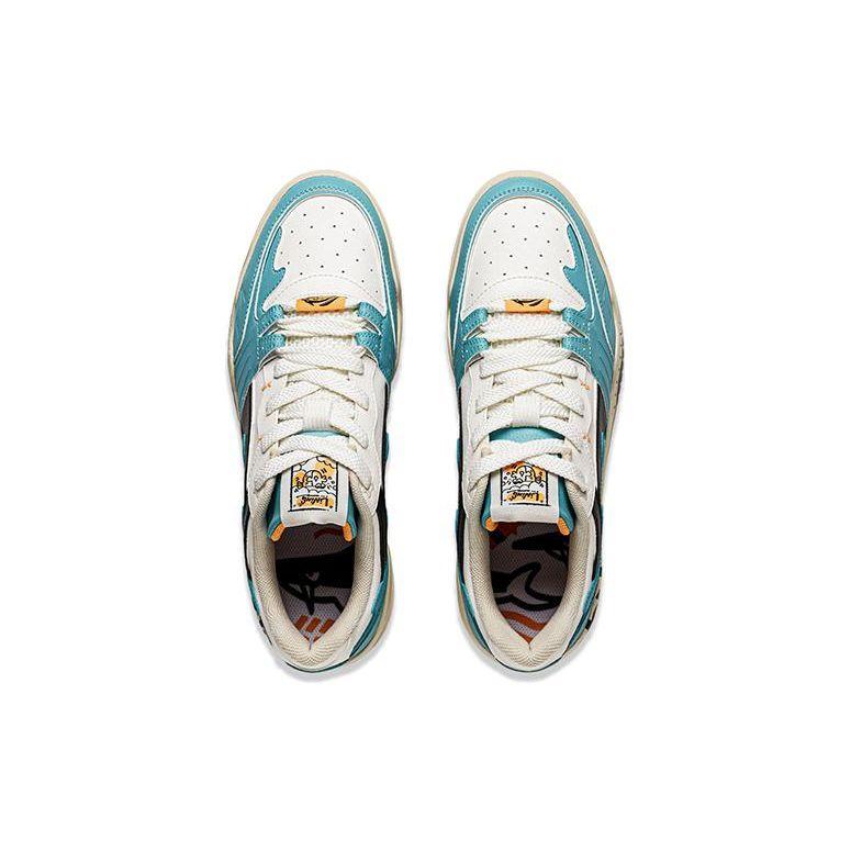 Li Ning Light Blue Ocean Lightweight High Resilience Wear Resistant Breathable Low Top Skate Shoes Men Skate Shoes AGCT415-2