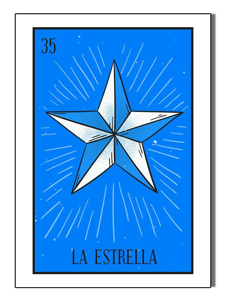 Abstraktní mexická loterie kreslený plakátový tisk plátno malba papoušek srdce severské nástěnné umění pro obývací pokoj domácí dekorace