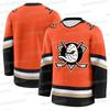 Unisex Hockey T-Shirt-Orange with Black White and Beige Details Breathable and Quick-Drying Sports T-Shirt 3D Hd Printed FamilyMatching