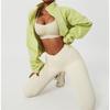 Women's Windproof Sports Jacket - Warm, Velvet-Lined, Loose Fit for Autumn/Winter Running, Training & Fitness.