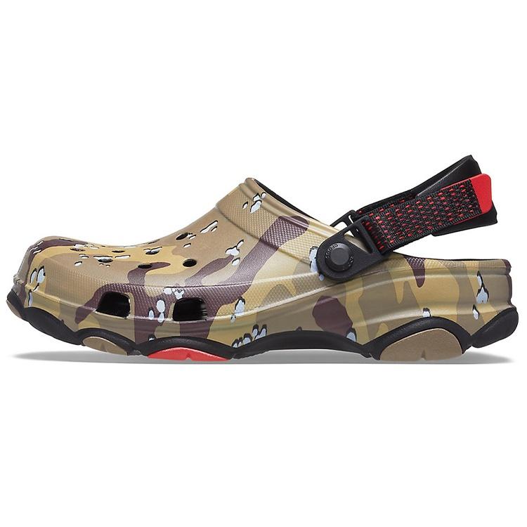 Crocs Classic Clog Desert Camouflage Beach Black Brown Men s 207305-088 EU 41-42