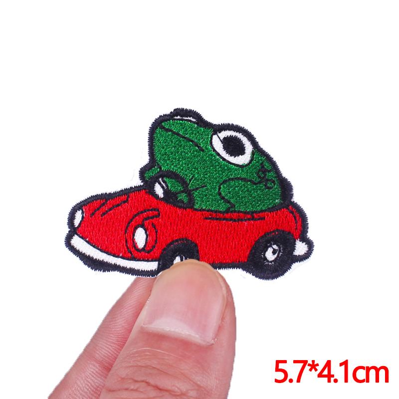 Patch Lapin Dinosaure DIY Patchs Animaux Drôles Brodés Pour Vestes Couture Applique Patch Dessin Animé Patchs Thermocollants Pour Vêtements