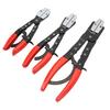 3 szt. Zestaw szczypiec do węży, regulowane szczypce do zaciskania węży z antypoślizgową rękojeścią, do węży samochodowych, przewodów chłodnicy