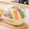 Double-Layer PET Vegetable & Fruit Draining Basket