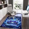 1PC Custom Name "Starry Night Crown" Theme Floor Mat Ideal for Living Room, Game Rooms, Office, Bedroom,Floor Mat Playful Design