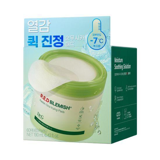 Dr.G Red Blemish Turnip Cica Icing Pads 60 Sheets