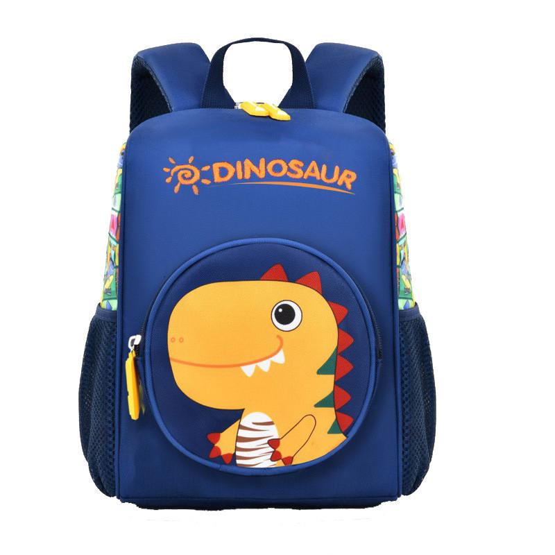 Dinosaur Cartoon Kids Backpack Waterproof Large Capacity School Bag For Children