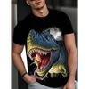Streetwear 3D Animal T Shirt Man 3D Printing Tee Shirts Funny Hip Hop Men Round Neck Short Sleeve Casual Top