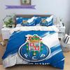 Custom Name Futebol Clube do Porto2 Pattern Bedding Quilt Set  Home Decoration  Gift (1 * duvet cover + 2 * pillowcase  without core)