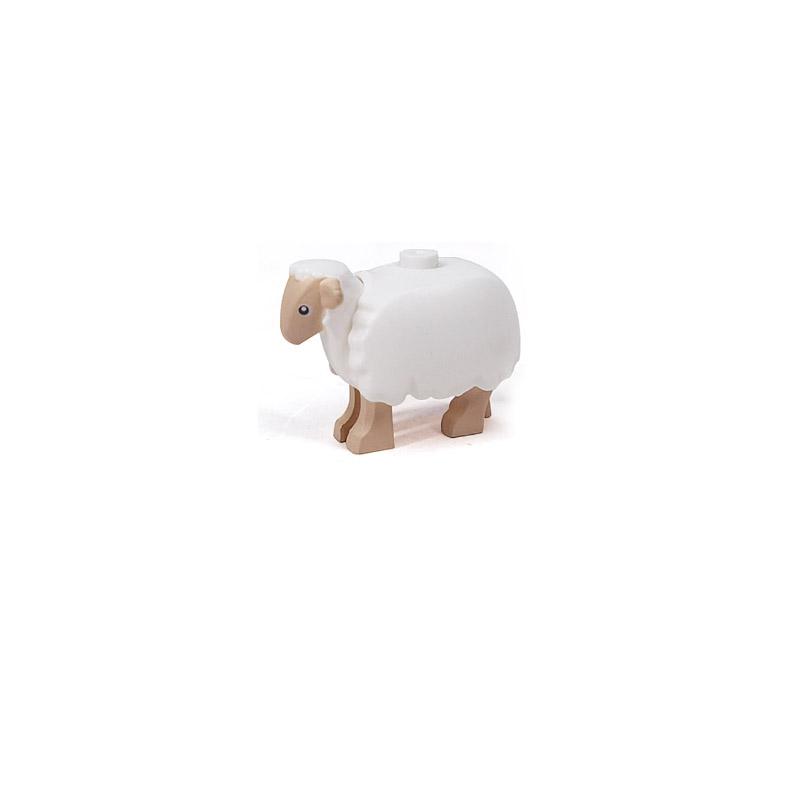 MOC City Animal Building Block Model Character Farm Accessories Goose Pig Dog Orangutan Cheetah Shark Zoo Brick Toy Gifts X014