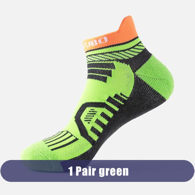 Man Sport Ankle Crew Socks Cotton Towel Bottom Sweat-Absorbing Compression Fitness Bike Run Outdoor Cycling Boat Socks 4 Seasons