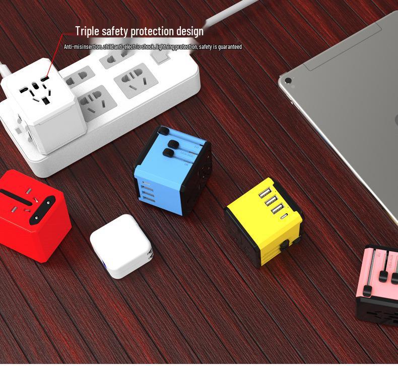 Universal Travel Adapter for Korea, Japan, Thailand, Europe & USA