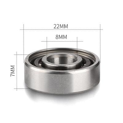 8Pcs 608 Bearing Ilq-11 Longboard Speed Inline Skate Wheel Bearing Skate Scooter
