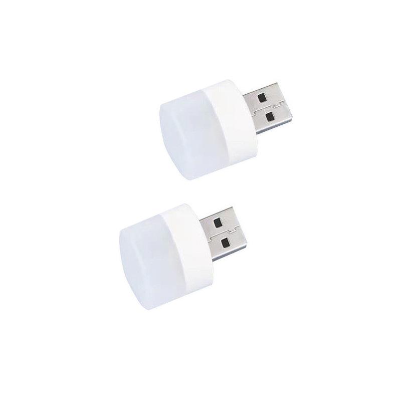 USB Rechargeable Mini LED Night Light: Small Round Table Lamp