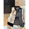 2025 New Buckle Noble Vest Women's Spring and Autumn Models Stacked Vest Women