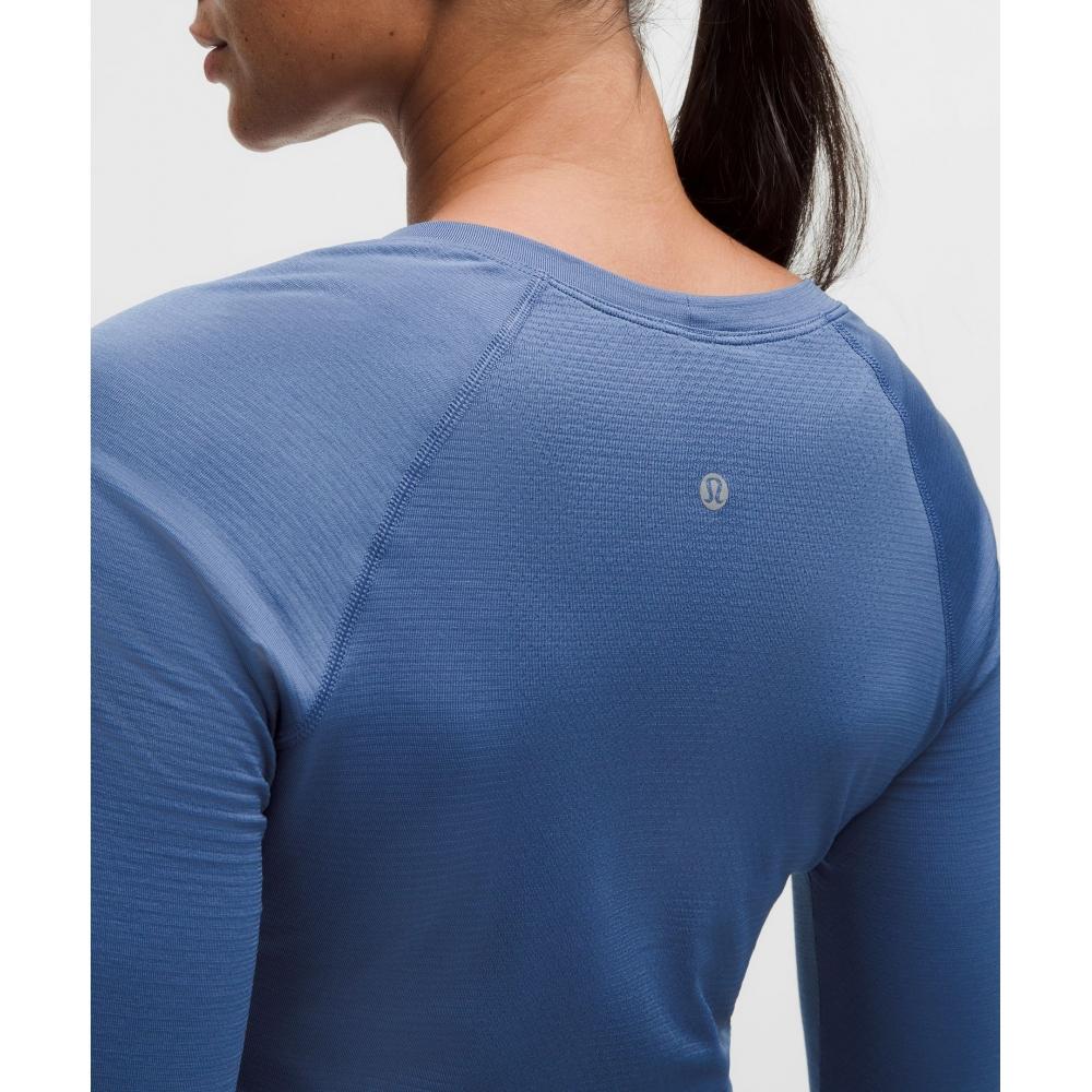Lululemon Swiftly Tech Long Sleeve Shirt 2.0  Waist Length Brilliant Blue Brilliant Blue