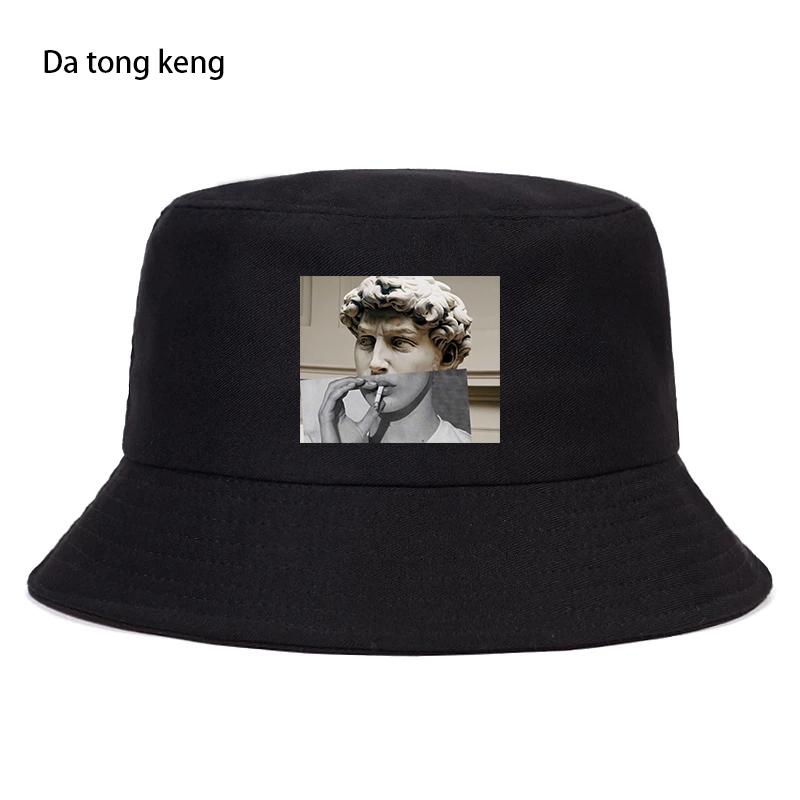 Anime HipHop MICHELANGELO Bucket Hat Women Unisex Summer Fishing Fisherman Cap Foldable Unisex Sun Caps Sunscreen Panama Beach Hats