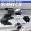 Car Sun Visor Sunglasses Clip Holder Universal Stable Glasses Hanger Card Ticket Organizer Interior Storage Clip Car Accessories
