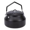 Camping Kettle 1L 304 Stainless Steel Lightweight Portable Stovetop Tea Pot for Open Fire Boiling Water Outdoor Hiking