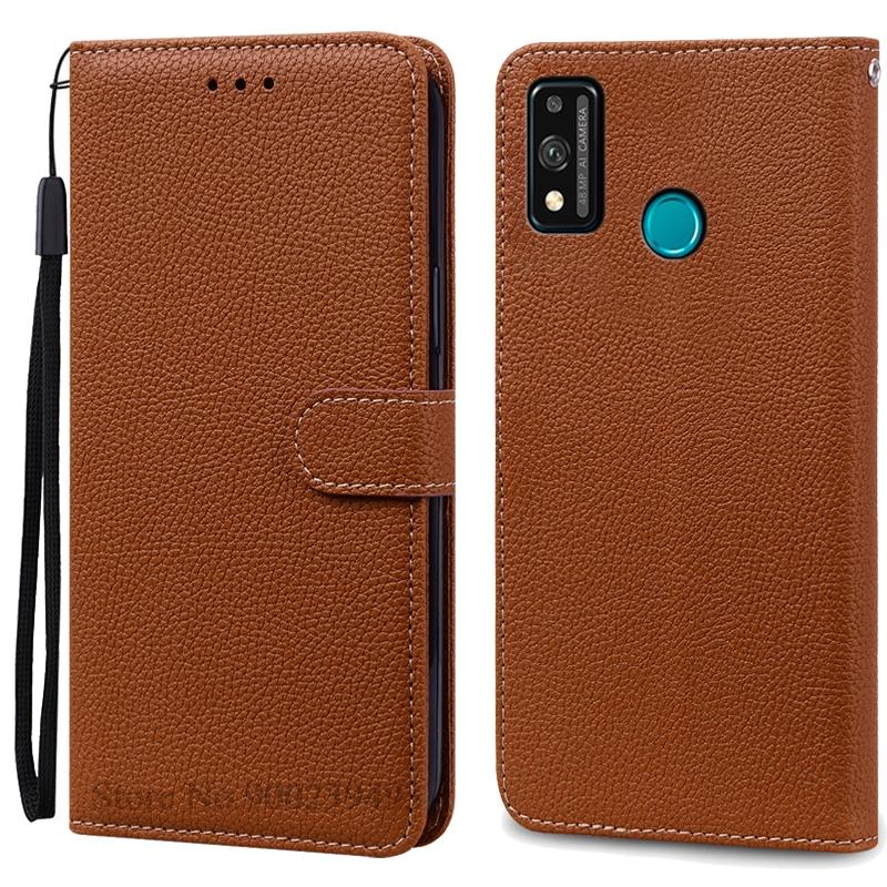 For Honor 9X Lite Etui Lær Flip Lommeboketui For Honor 9X Lite JSN-L21 JSN-L22 JSN-L23 Deksel Honor 9 X Lite Telefonetui Fundas