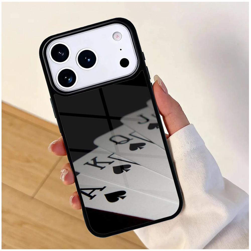 POKER PLAYING CARDS Mobile Phone Case for IPhone 17 AIR 16pro Max 15 14 13 12 11 Bumper Cover