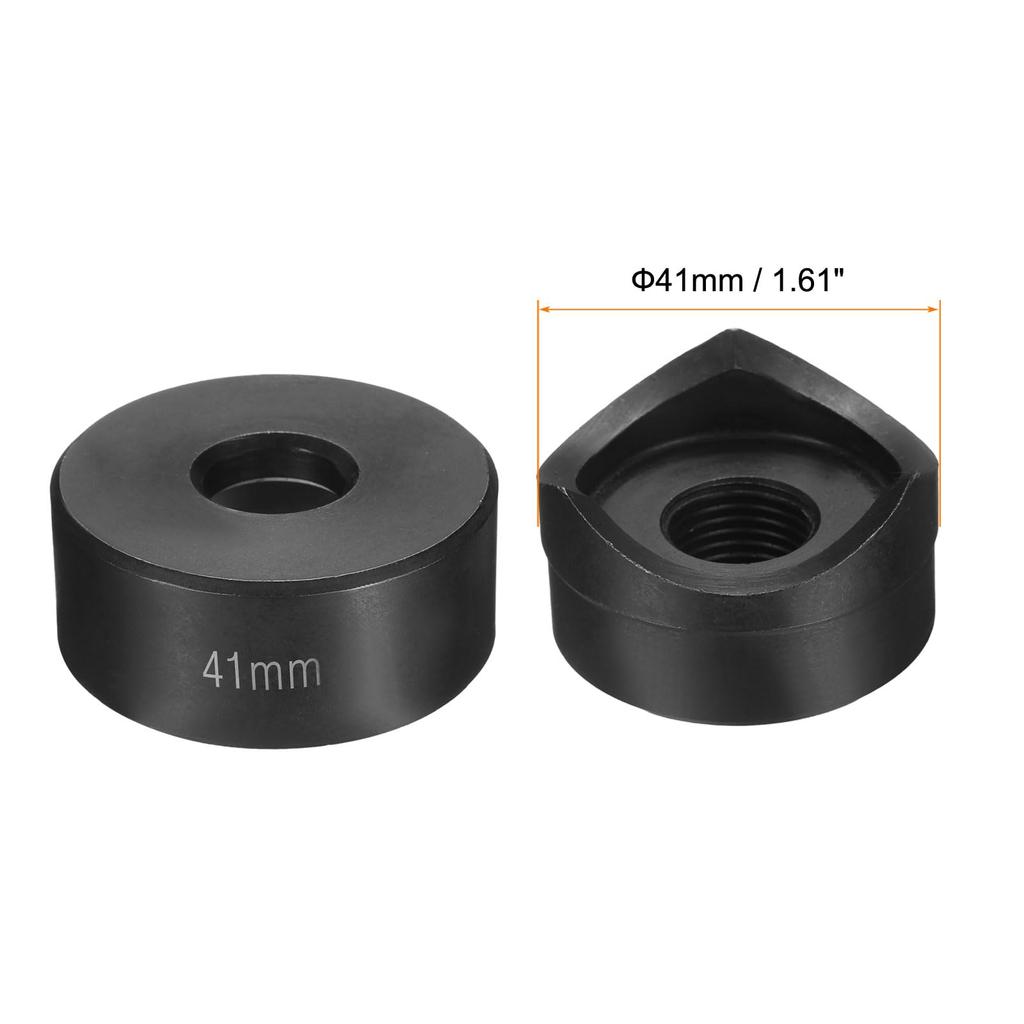 uxcell 41mm Metal Plate Hole Punch, Bearing Steel, Precision Cutting Manual Knockout Punch Kit for Metal, Steel Plates, Sinks, and Stainless Steel, Bl