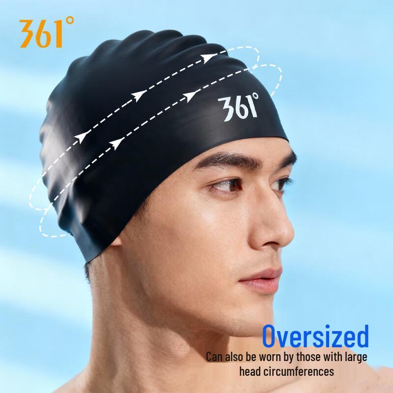 361° Waterproof Silicone Swimming Cap
