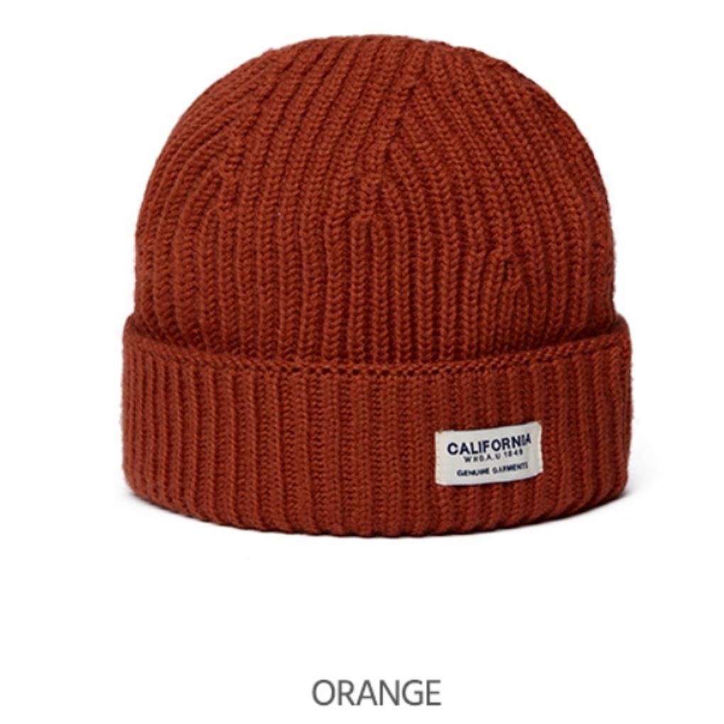 Whoau Unisex Label Short Beanie WHHMD4T11A