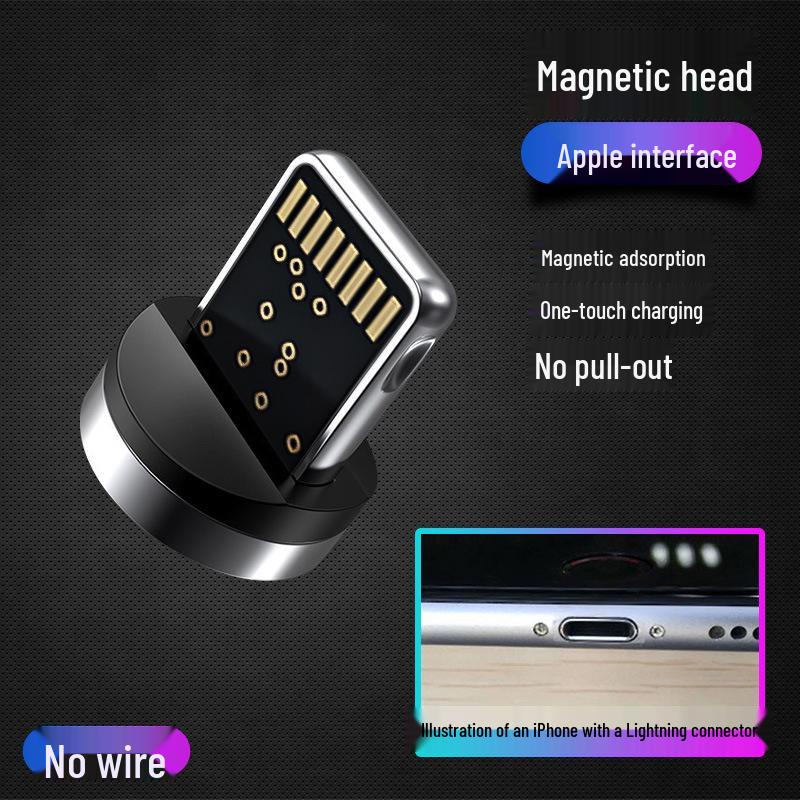 

Универсальный магнитный зарядный кабель 3-в-1 для устройств Apple, Android и Type-C с подставкой-магическим зажимом