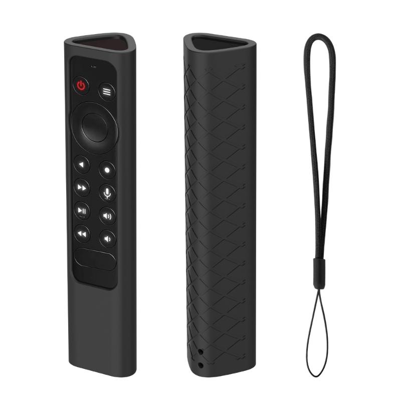 

Силіконові захисні чохли для пульта дистанційного керування NVIDIA Shield TV Pro, чохли-кишені, дружній до шкіри покриття чорний