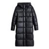 Winter Large Size Plus Long Cotton-padded Coat Women's Black Cold-proof Coat