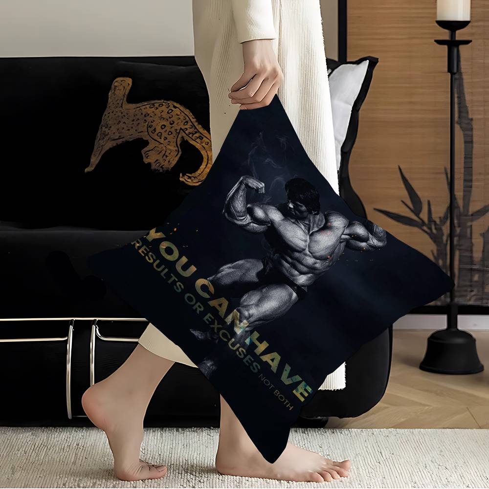 Bodybuilding King-Arnold pillow cover sofa cushion cover home room decoration children gift