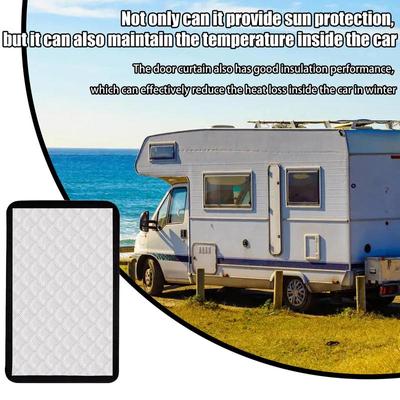 RV Window Shade Cover Trailer Door Shade Covers UV Protection Sun Shade Waterproof Privacy Protection RV Window Shades For RVs