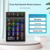 K18 Bluetooth Mechanical Keyboard: Three-Mode USB Mini External Digital Keypad for Finance and Accounting