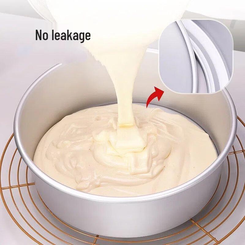 ZISIZ Eloxiertes Aluminium Runde Kuchenform